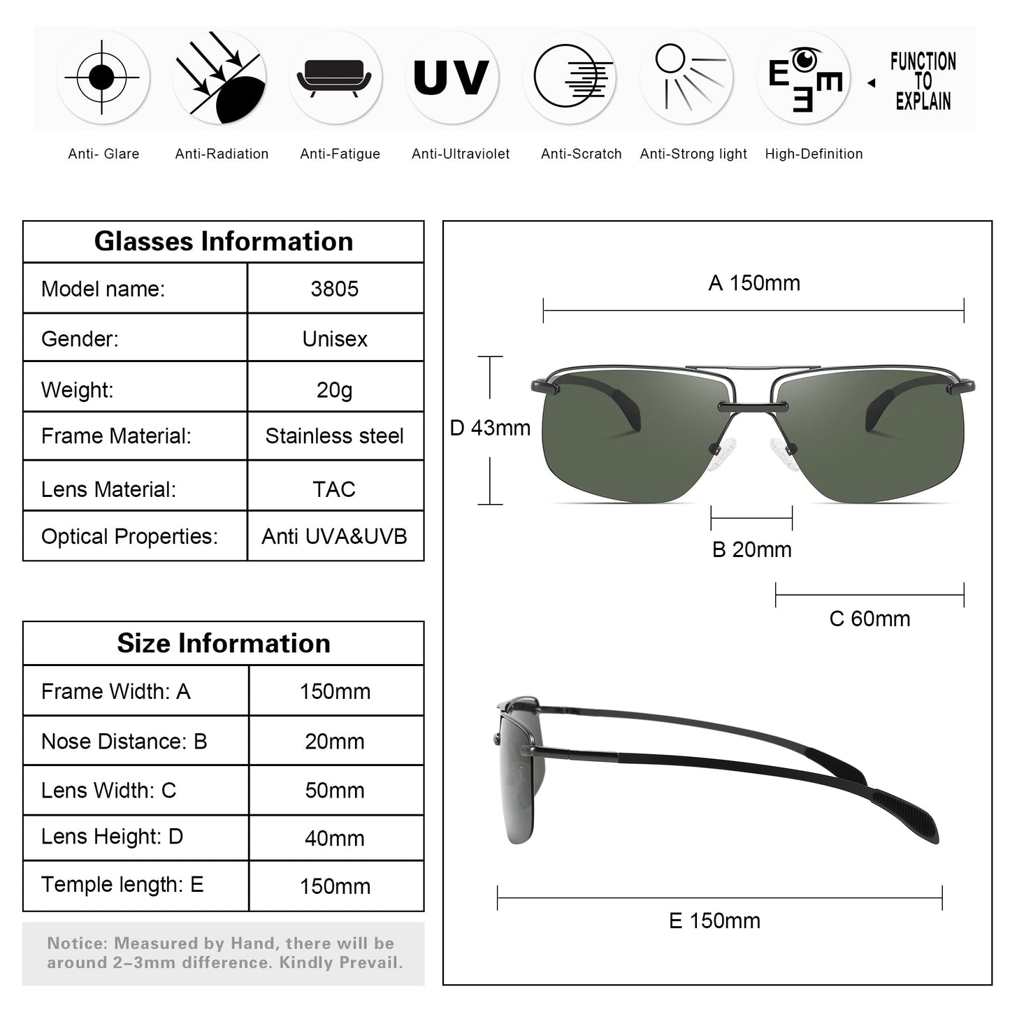 Tucci Prestige Sunglasses