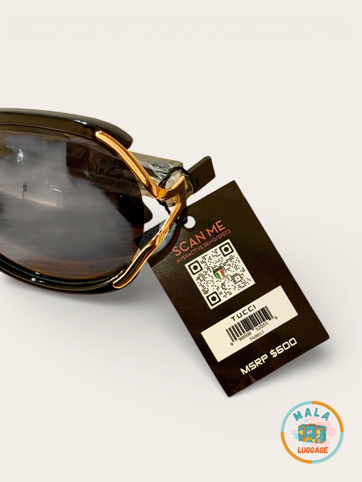 Eco Ebony Wood Sunglasses Round Shape Brown Frame - Image 12
