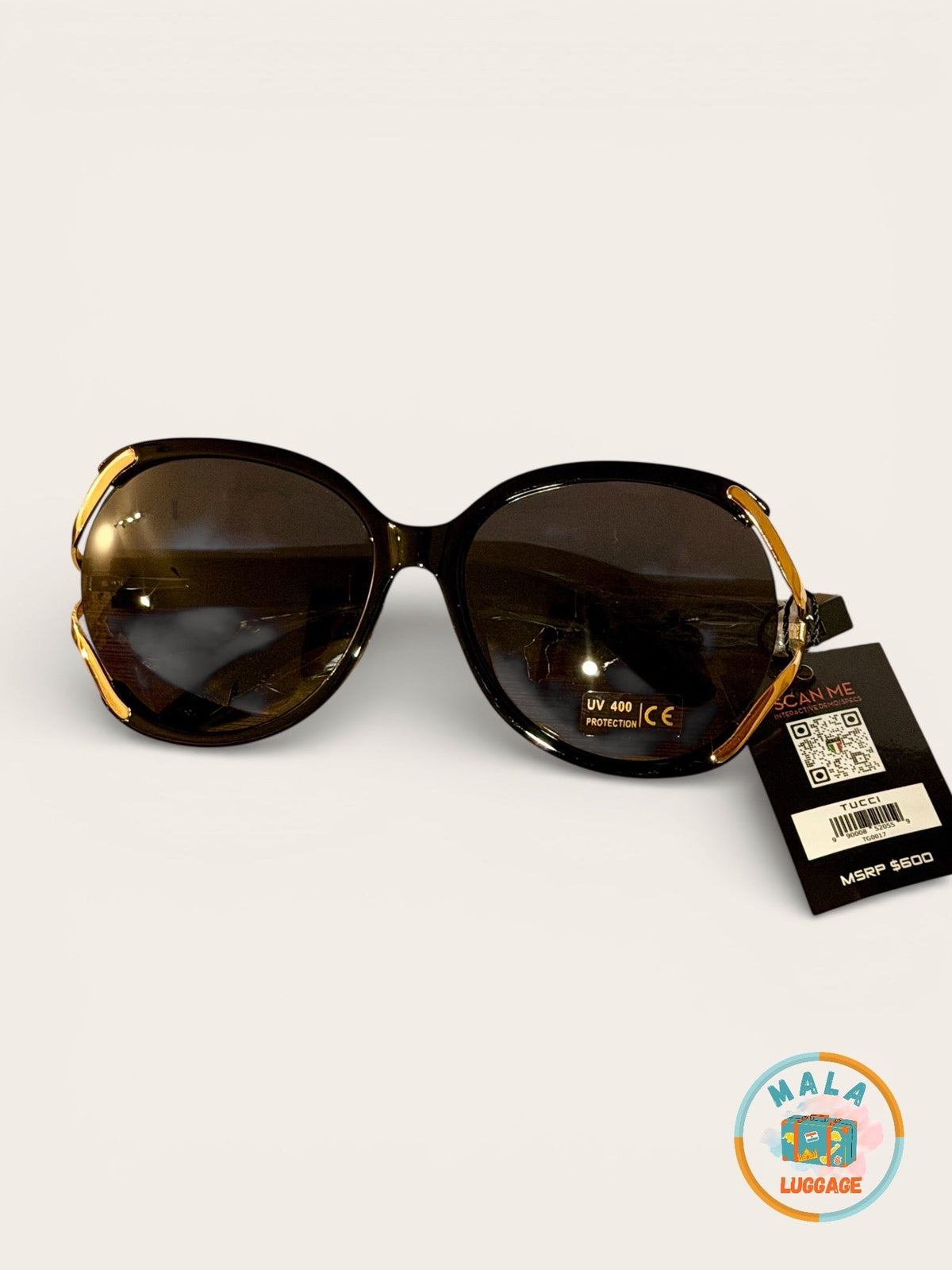 Eco Ebony Wood Sunglasses Round Shape Brown Frame - Image 11