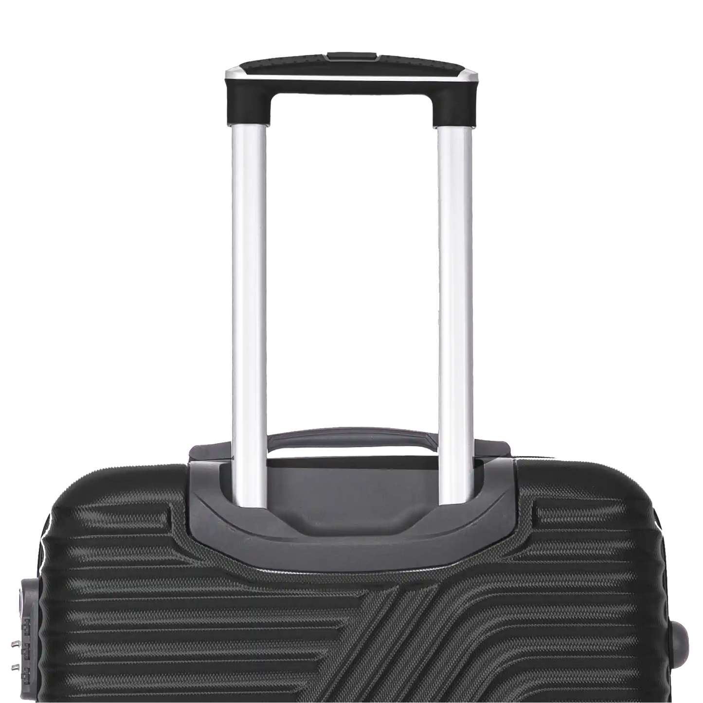 TUCCI Italy TRAVOLA 3-Pc Hardside Spinner Luggage Set (20/24/28") - Black