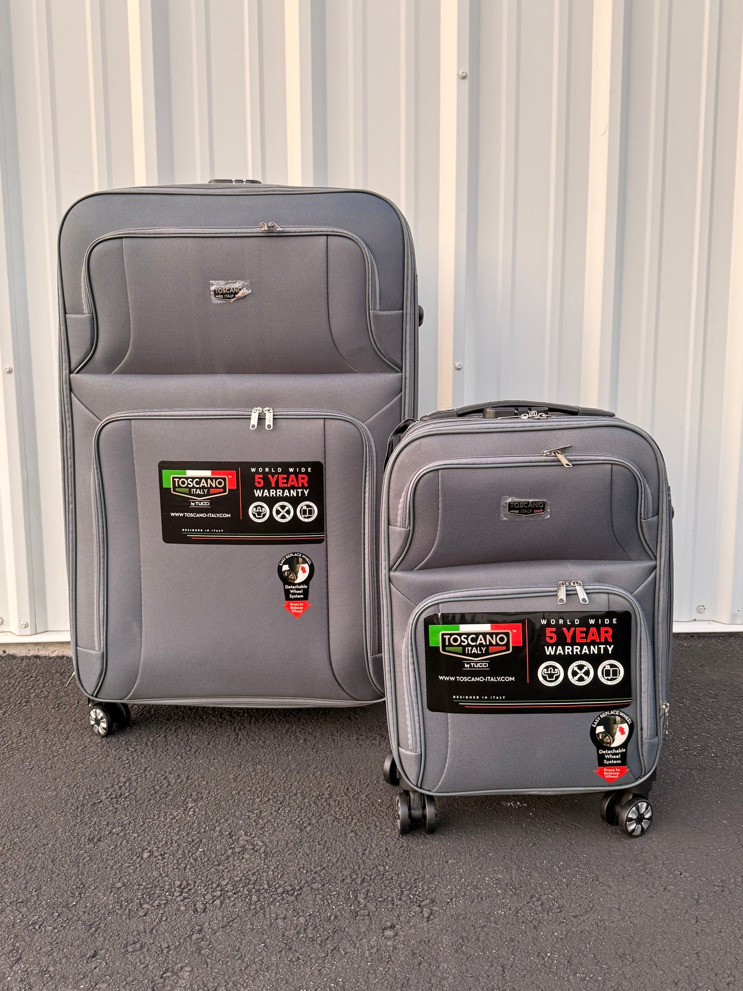 Toscano Gestore 2-Piece Soft-Side Luggage Set