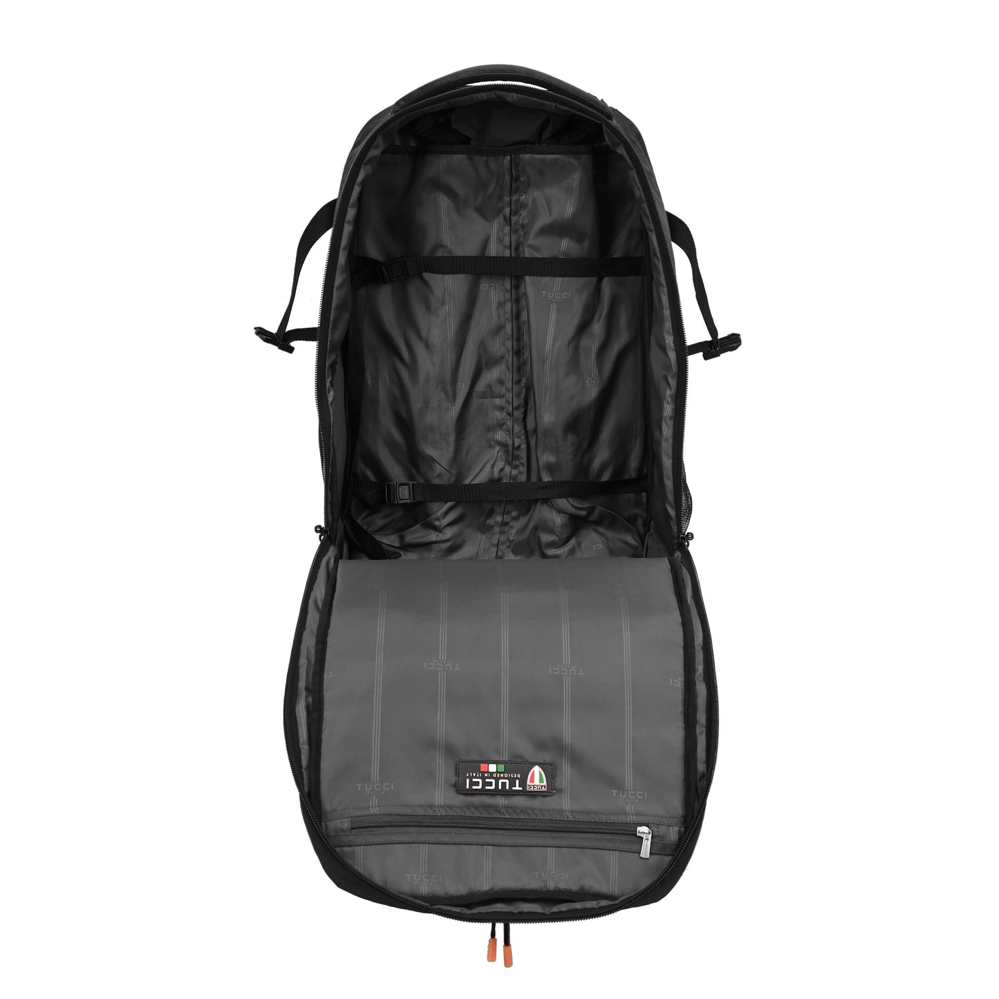 Tucci Scorre 18-Inch Backpack & Carry-On - Black